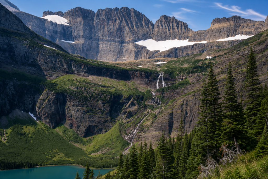 Grinnell Falls, Glacier National Park, Montana