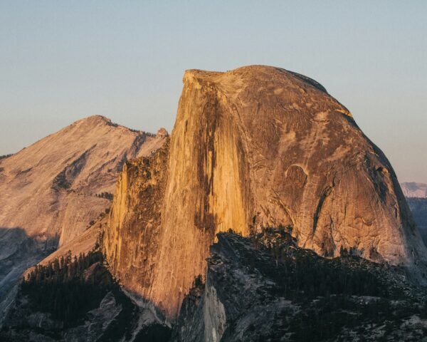 Half Dome granite summit at sunrise, Yosemite National Park
